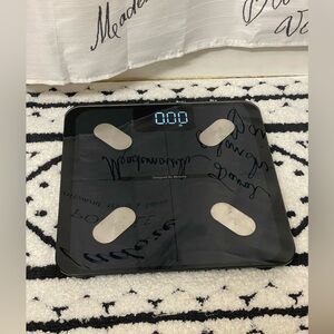 Etekcity Black Digital Smart Fitness Bathroom Scale (11”x 11”)